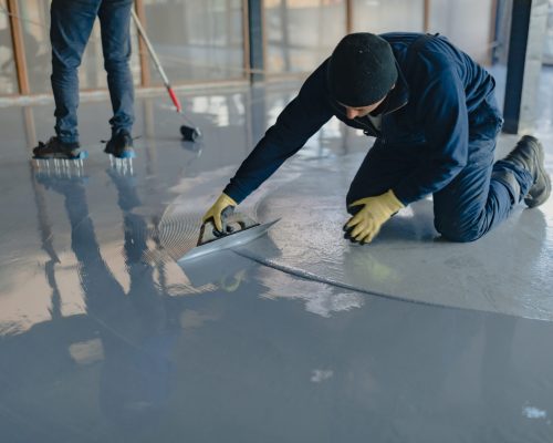 floor coating installation