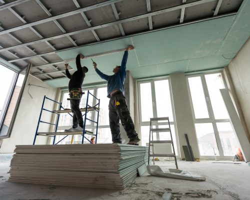 Drywall repair contractor